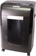 Peach PS500-85 Aktenvernichter Büro Sicherheit Partikelschnitt 65dB 4x35mm 23 Liter Sicherheitsstufe 4 Überhitzungsschutz schwarz