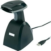 Riotec iLS6300BQ 1D Wireless Barcode-Scanner USB-Kit Laser schwarz