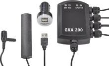 Renkforce GKA200 Auto-Alarmanlage Fahrzeugortung GPS-Tracker 12V/DC 24V/DC Mobiltelefon kompatibel schwarz