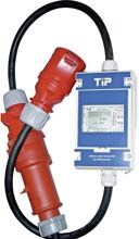 TIP 41600 Energiekosten-Messgerät Energiezähler Energieverbrauch CEE-Stecker Digitalanzeige 400V/AC 85A 50Hz