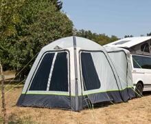 Reimo UniVan Air Heckzelt Kreuzkuppeldach-Zelt Camping Reisemobil Wohnmobil 250x300cm aufblasbar freistehend